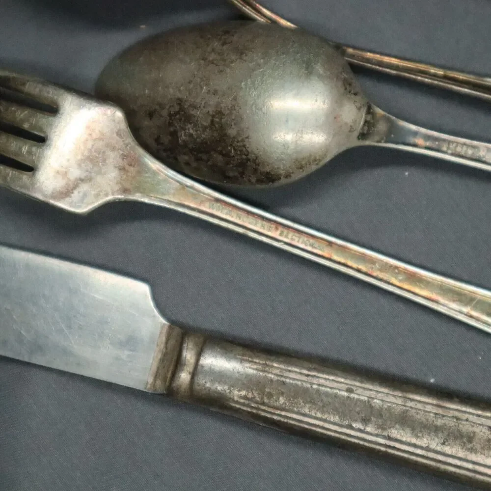 Silver plated flatware misc set of 7 pieces